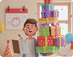 Créer et partager une liste de cadeaux